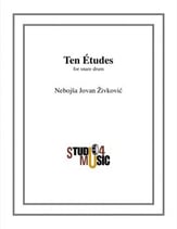 TEN ETUDES FOR SNARE DRUM cover